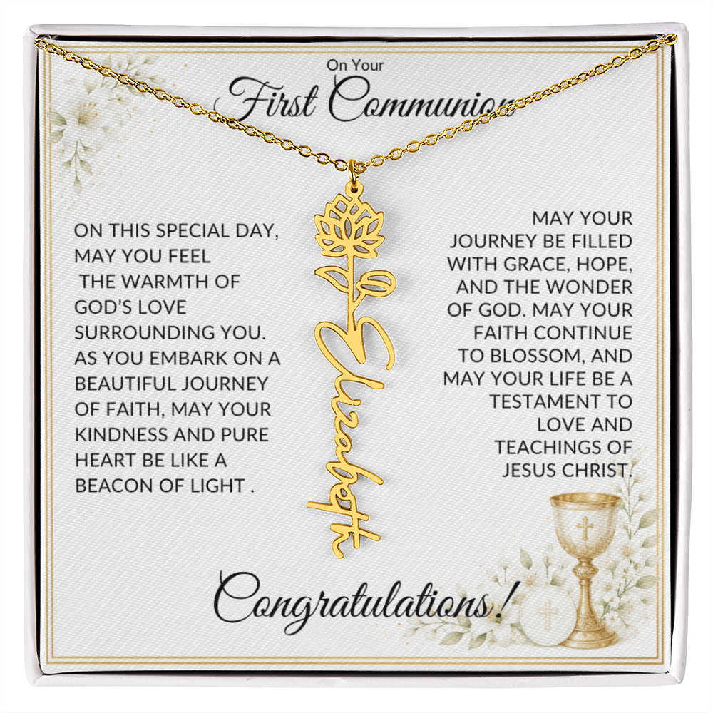 First Communion Necklace