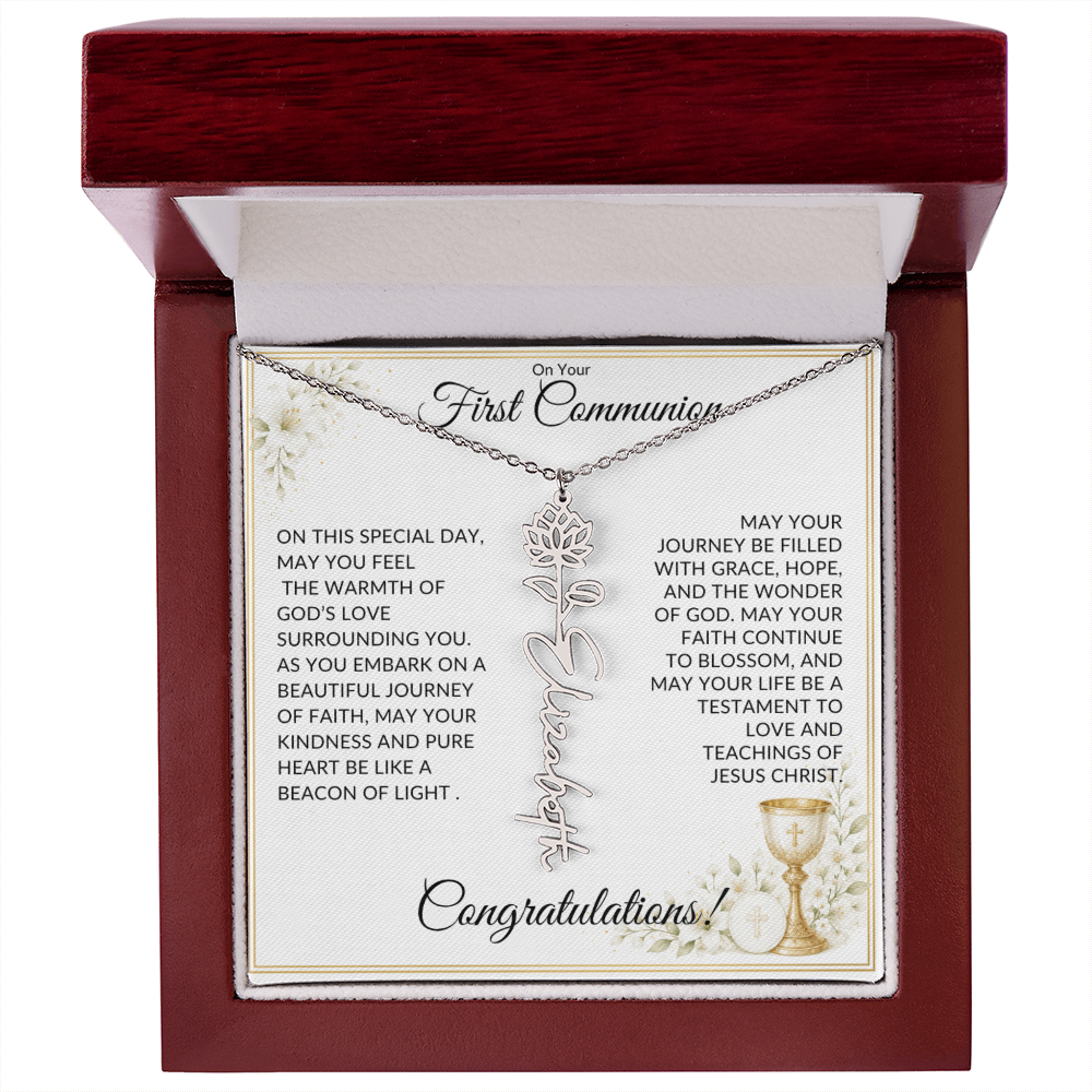 First Communion Necklace