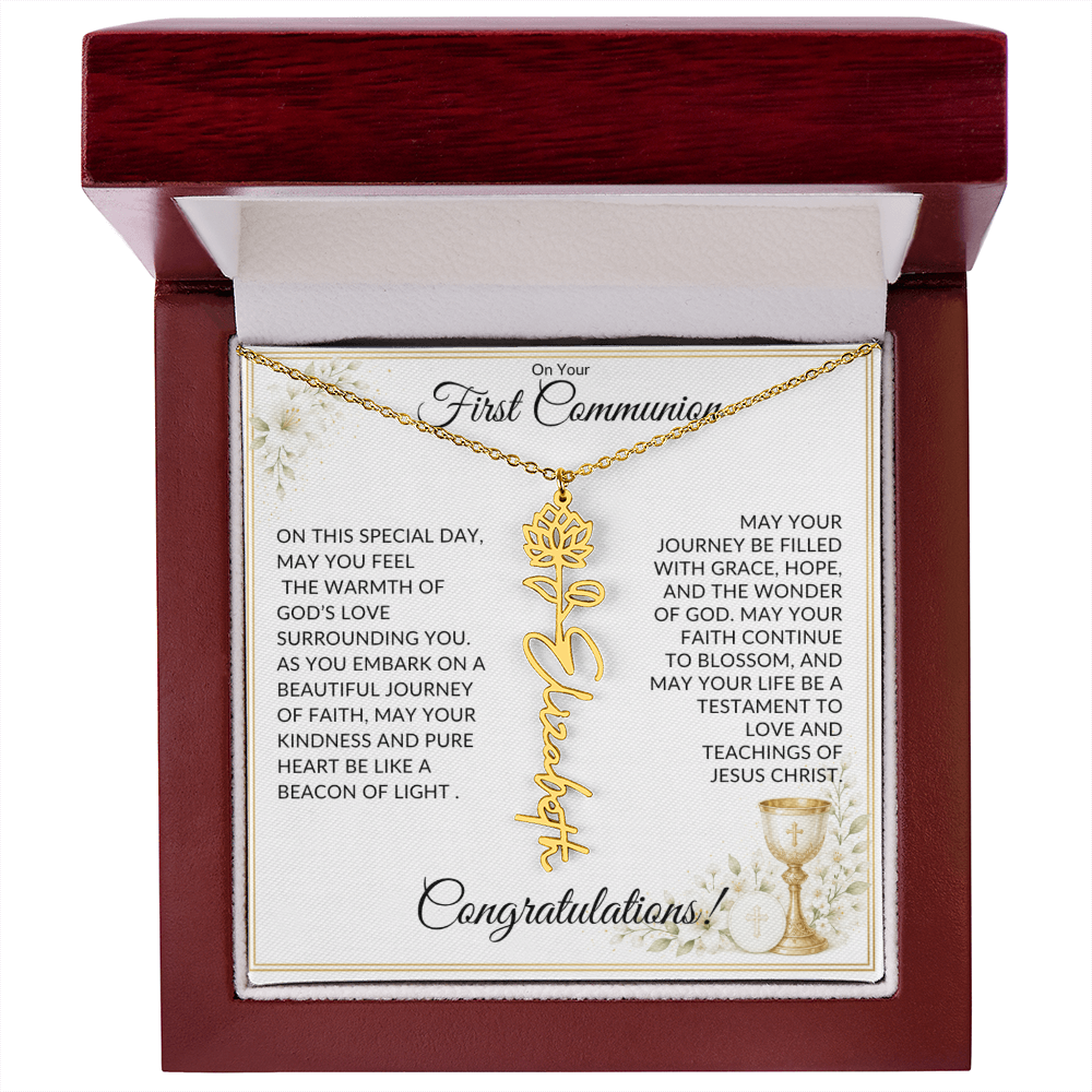 First Communion Necklace