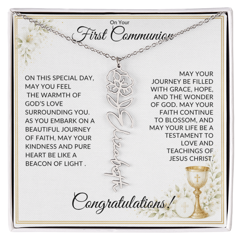 First Communion Necklace