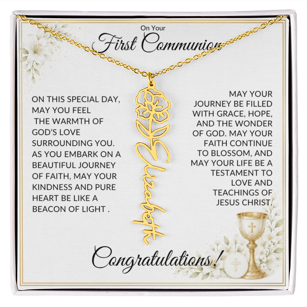 First Communion Necklace