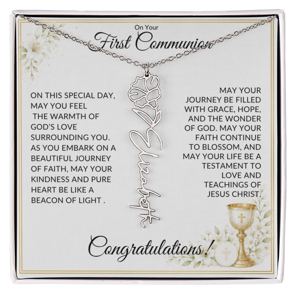 First Communion Necklace