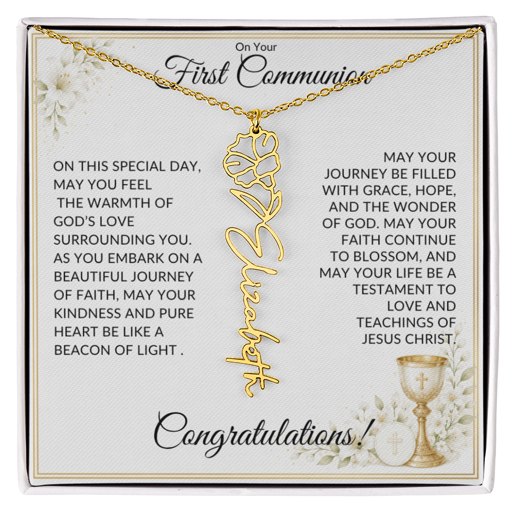 First Communion Necklace