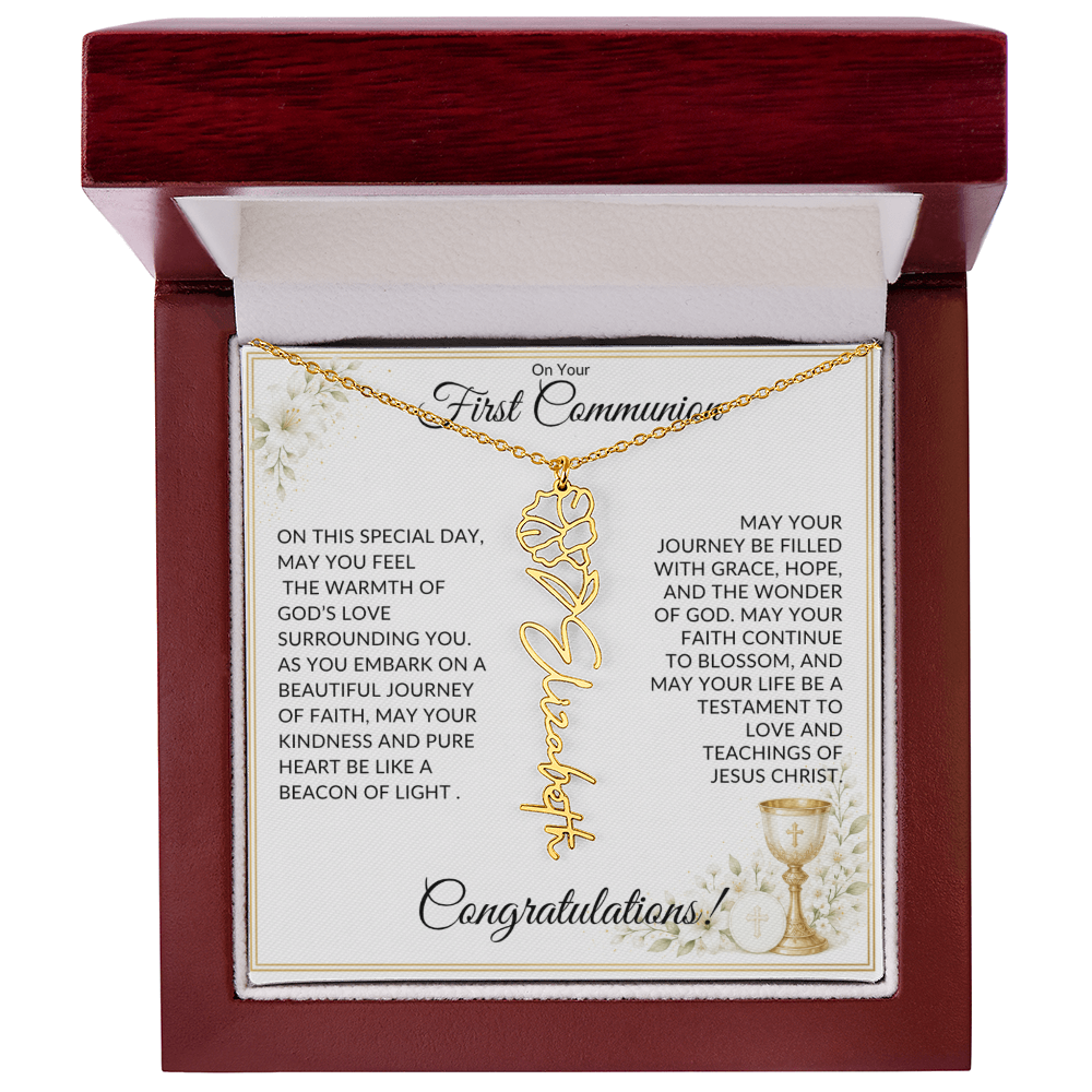 First Communion Necklace