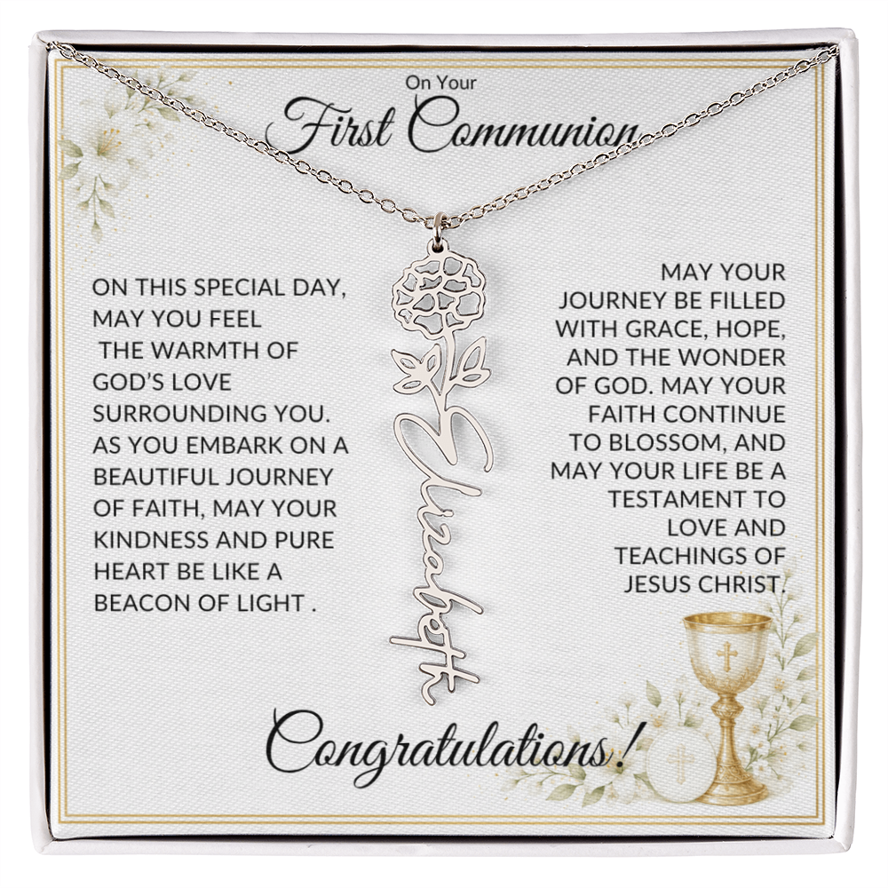 First Communion Necklace