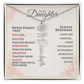 Daughter Flower Name Necklace