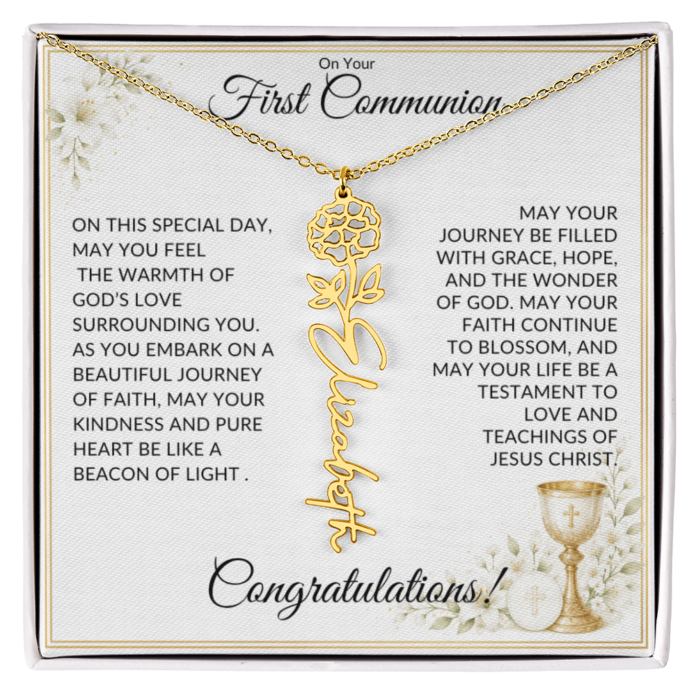First Communion Necklace