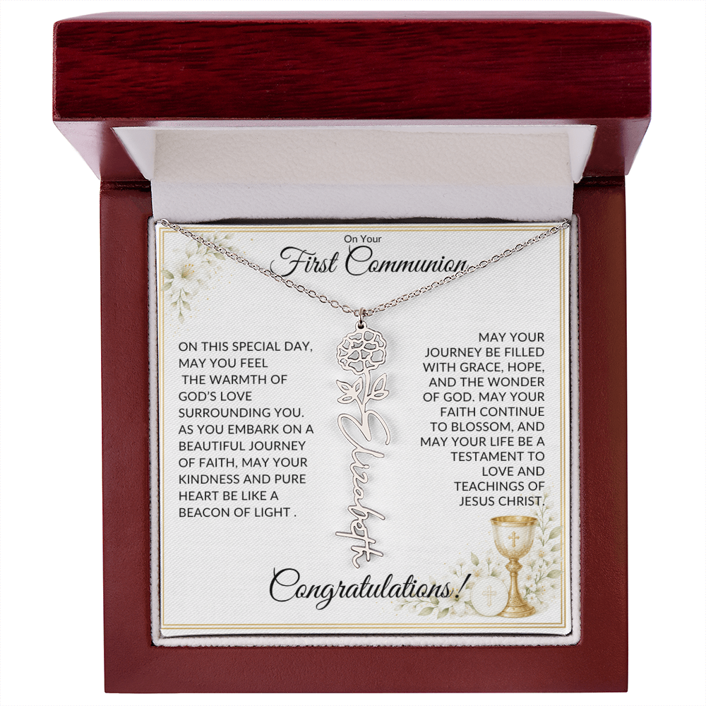 First Communion Necklace