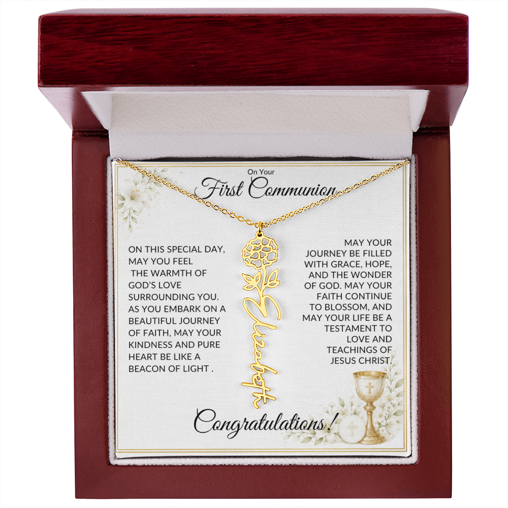 First Communion Necklace
