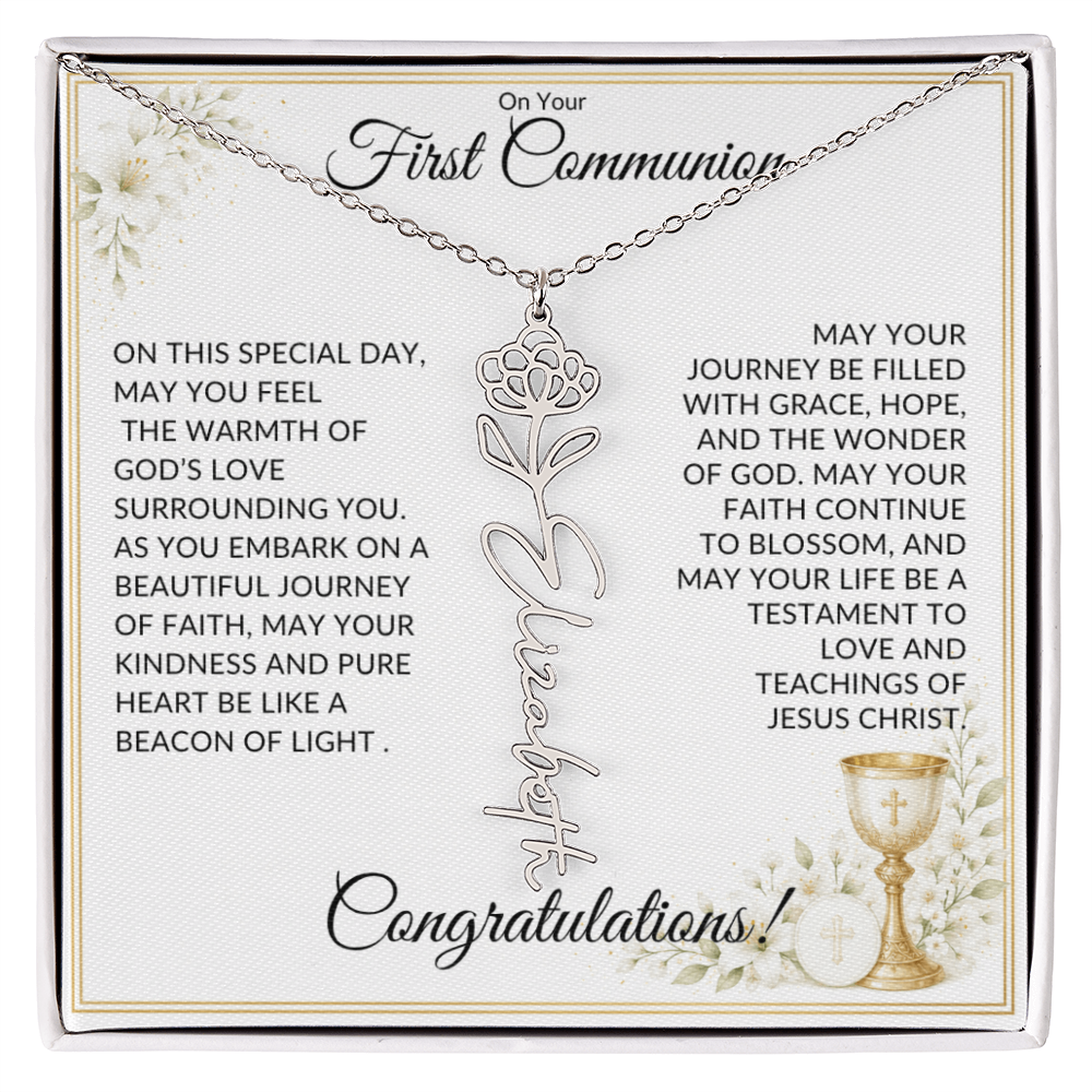 First Communion Necklace