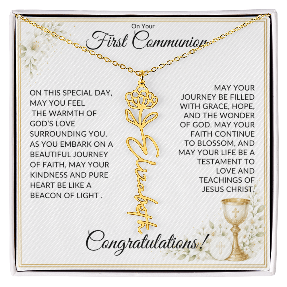 First Communion Necklace