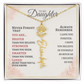 Daughter Flower Name Necklace