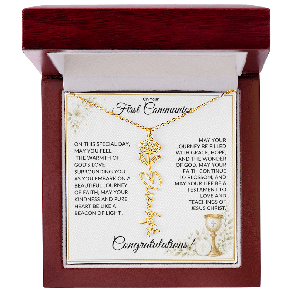 First Communion Necklace