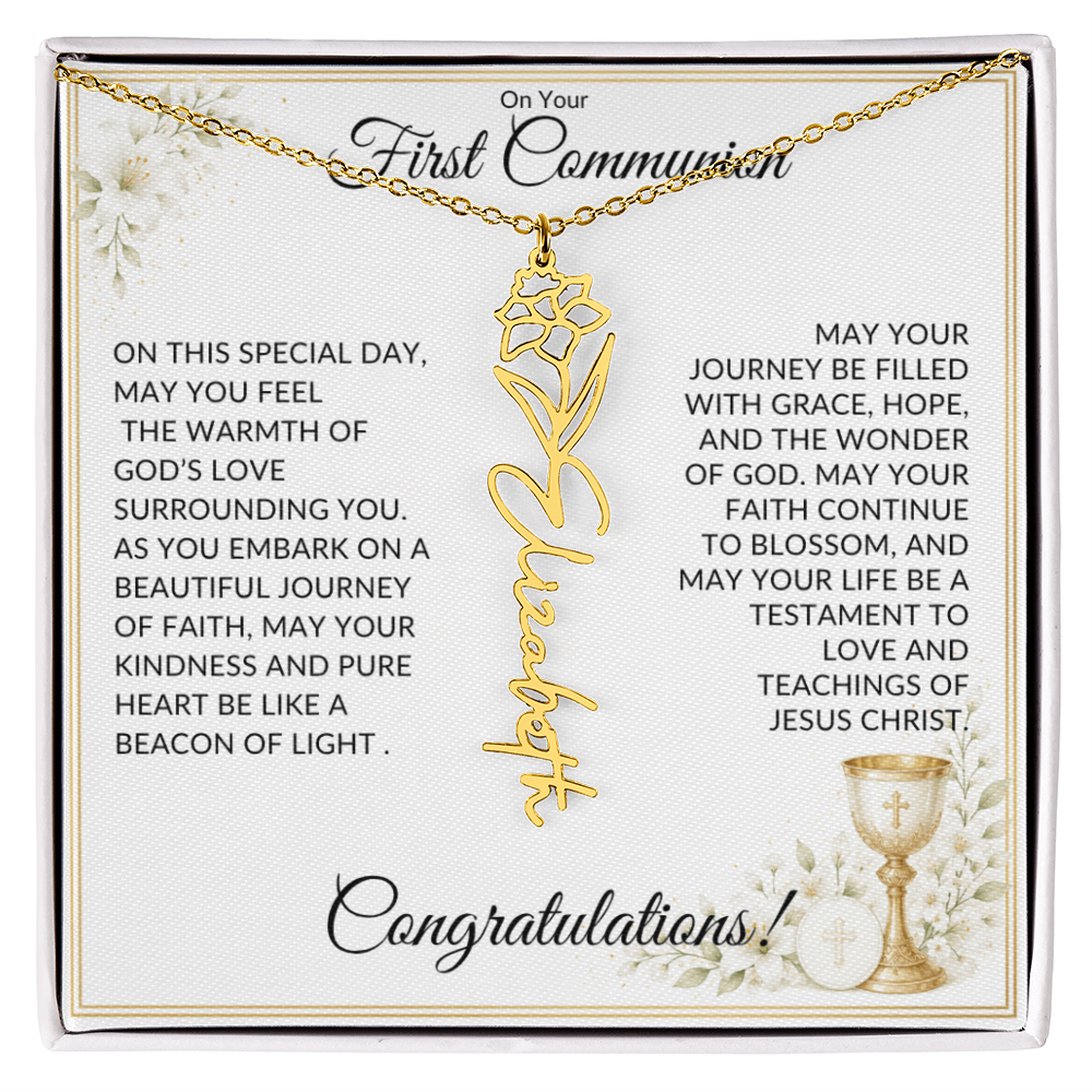 First Communion Necklace