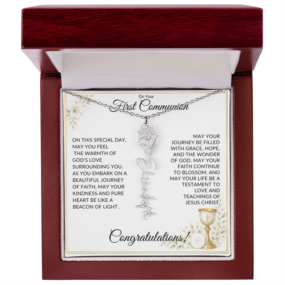 First Communion Necklace