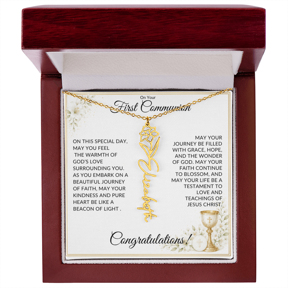 First Communion Necklace