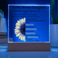 To My Bonus Daughter Plaque from Mom