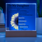 To My Daughter Plaque, I Love You! | Daughter Birthday Gift | Daughter Graduation Gift