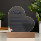 To My Beautiful Daughter Plaque, Daughter Gift From Mom