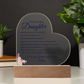 To My Beautiful Daughter Plaque, Daughter Gift From Mom