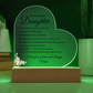 To My Beautiful Daughter Plaque, Daughter Gift From Mom
