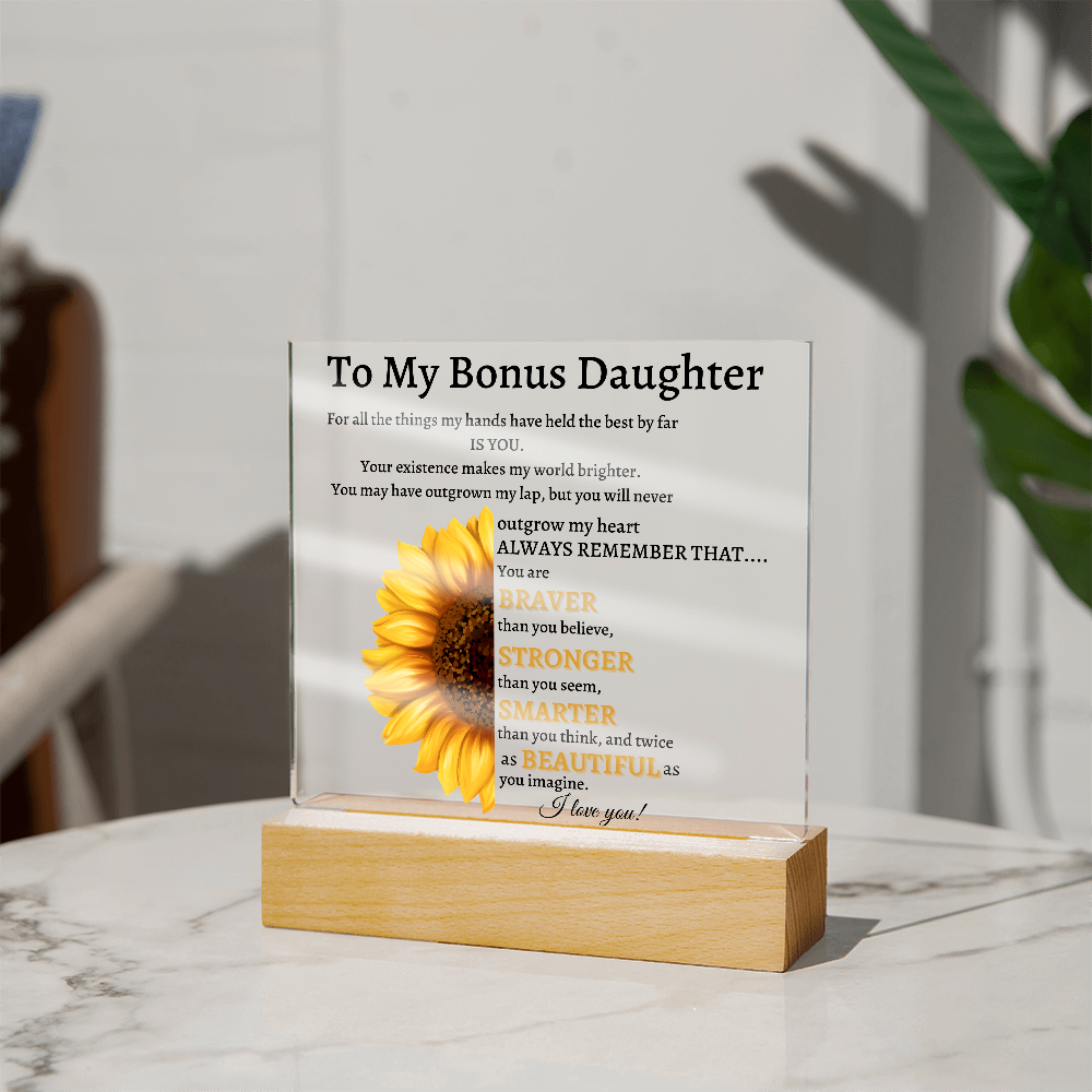 To My Bonus Daughter Gift| I Love you