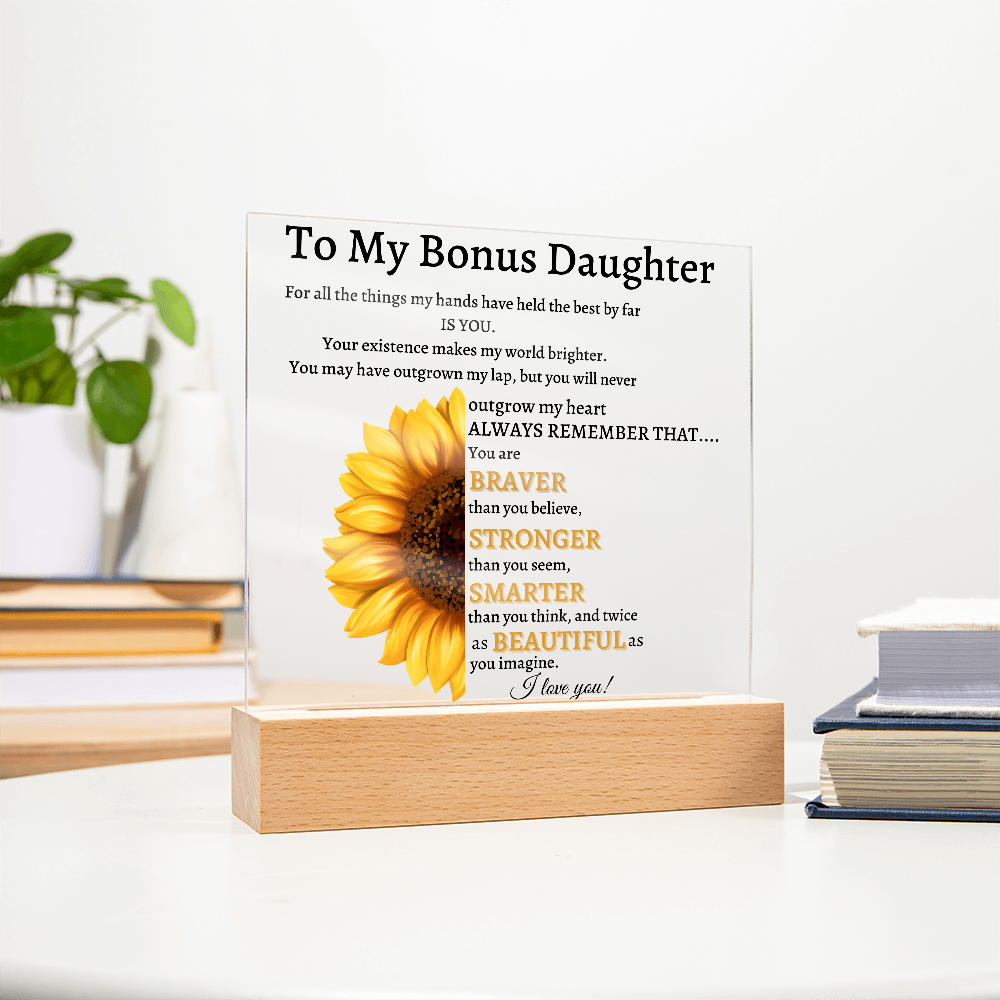 To My Bonus Daughter Gift| I Love you