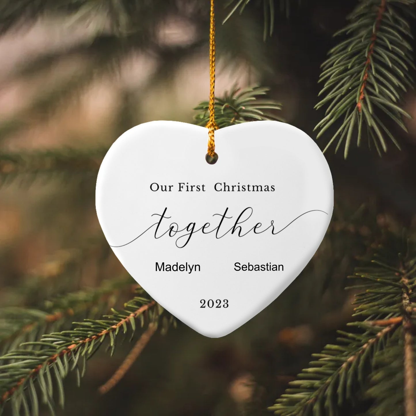 Personalized Together Ornament