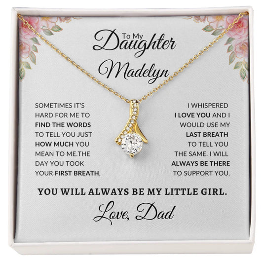 PERSONALIZED Daughter Necklace